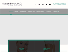 Tablet Screenshot of bodybybloch.com